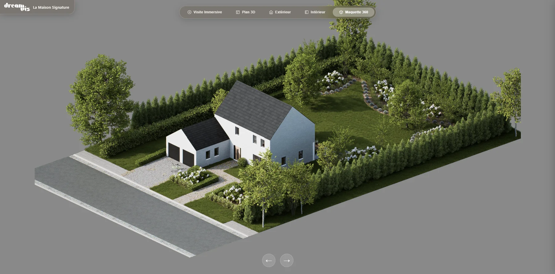 Maquette 360° du projet