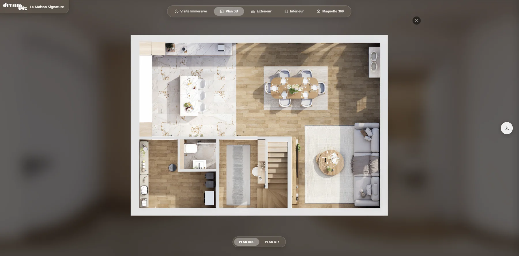 Plan 3D du projet